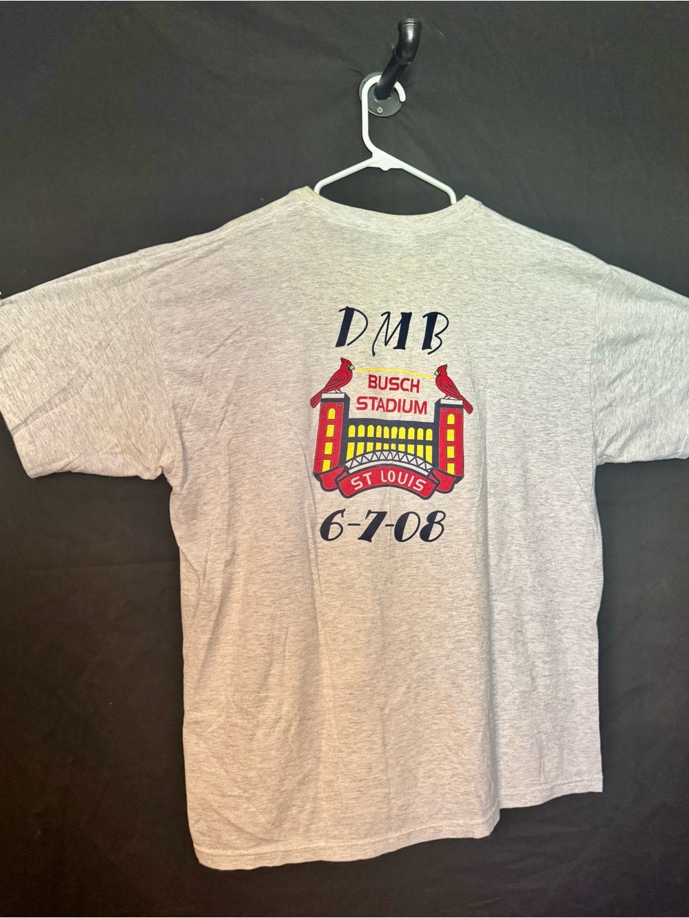 Dave Matthew’s St. Louis Busch Stadium Graphic Tee - Gray